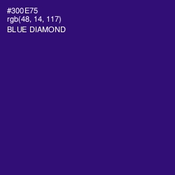 #300E75 - Blue Diamond Color Image